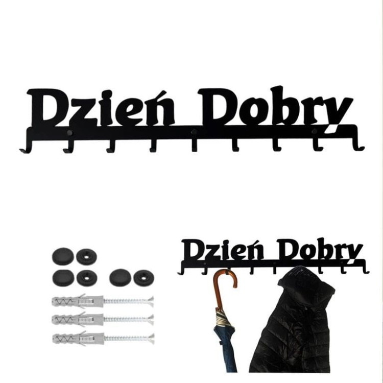 Wieszak DZIEŃ DOBRY 80cm
