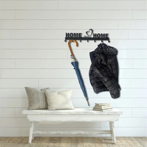 Wieszak HOME SWEET HOME SERCE 57cm