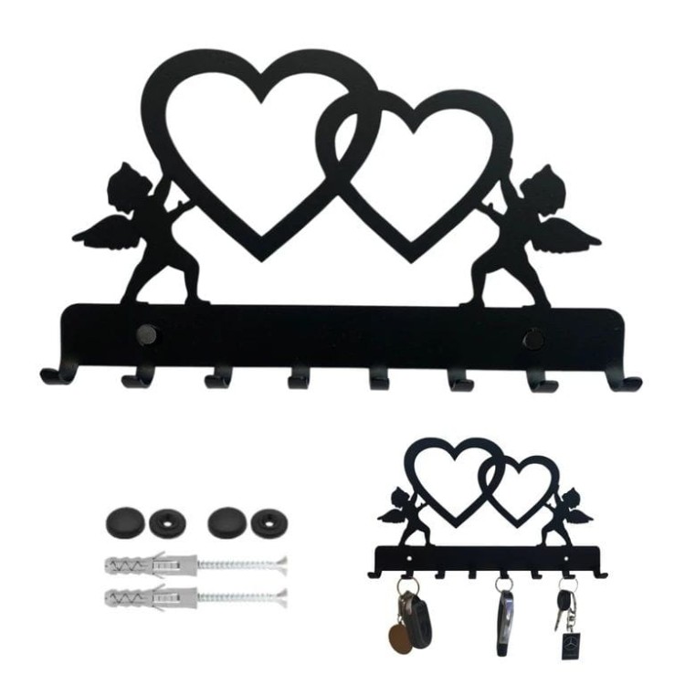 Wieszak na klucze ANIOŁY SERCE