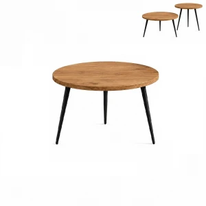 Stolik 60 cm okrągły nierozkładany, nogi Metalowe „ Szpilki ” | ArtD Home 