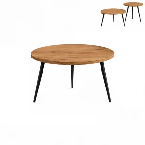 Stolik 70 cm okrągły nierozkładany, nogi Metalowe „ Szpilki ” | ArtD Home  