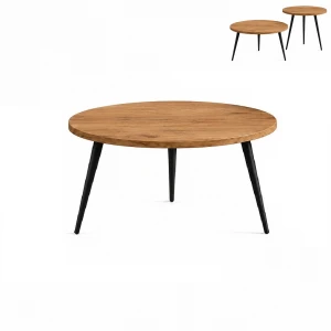 Stolik 80 cm okrągły nierozkładany, nogi Metalowe „ Szpilki ” | ArtD Home  