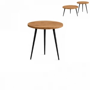 Stolik 50 cm okrągły nierozkładany, nogi Metalowe „ Szpilki ” | ArtD Home  