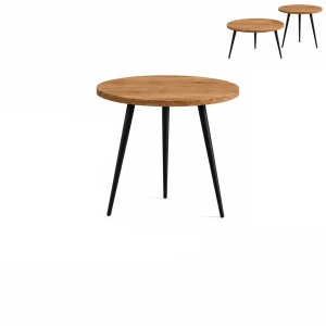 Stolik 60 cm okrągły nierozkładany, nogi Metalowe „ Szpilki ” | ArtD Home 