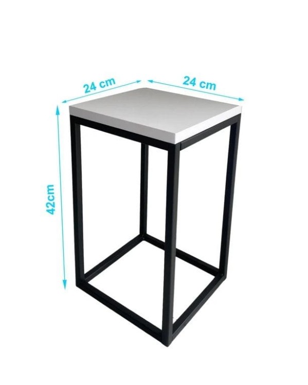 Kwietnik czarny wys. 42cm