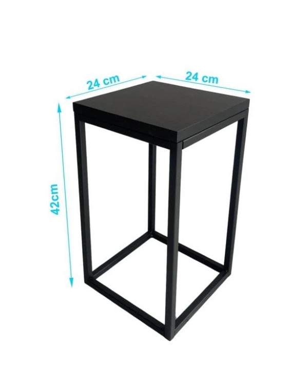 Kwietnik czarny wys. 42cm