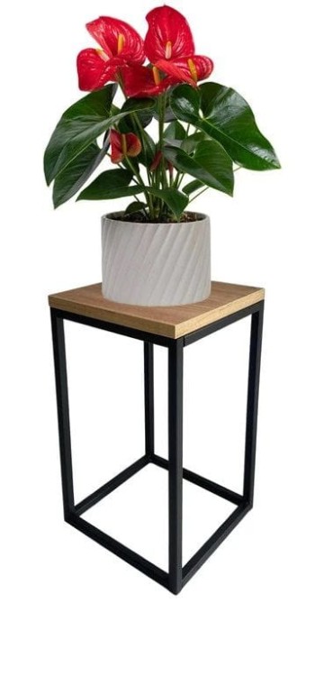 Kwietnik czarny wys. 42cm