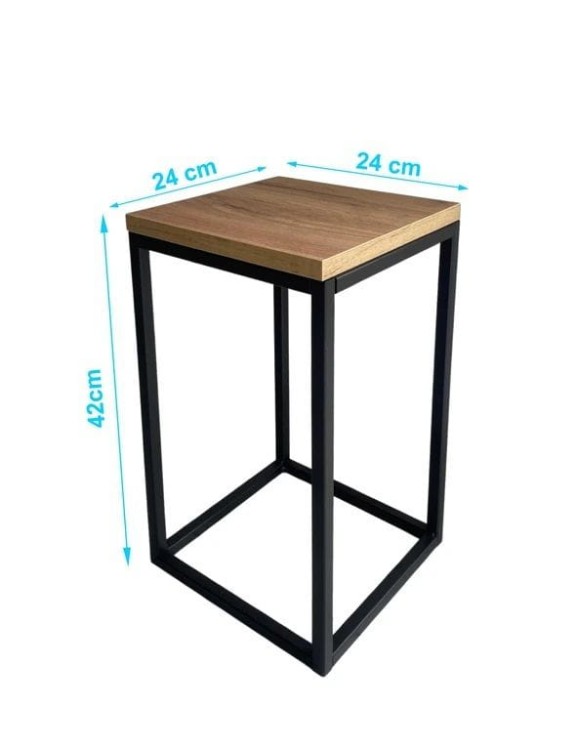 Kwietnik czarny wys. 42cm