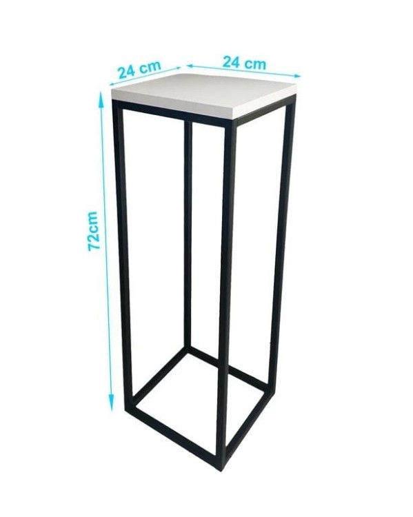 Kwietnik czarny wys. 72cm