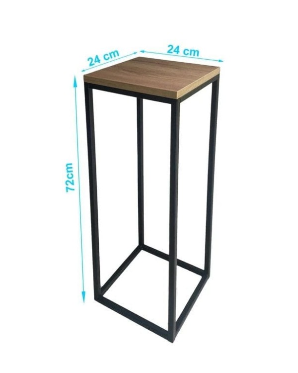 Kwietnik czarny wys. 72cm