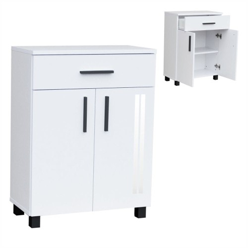 Nr.10 Szafka łazienkowa wysoki połysk na nóżkach szer. 60cm