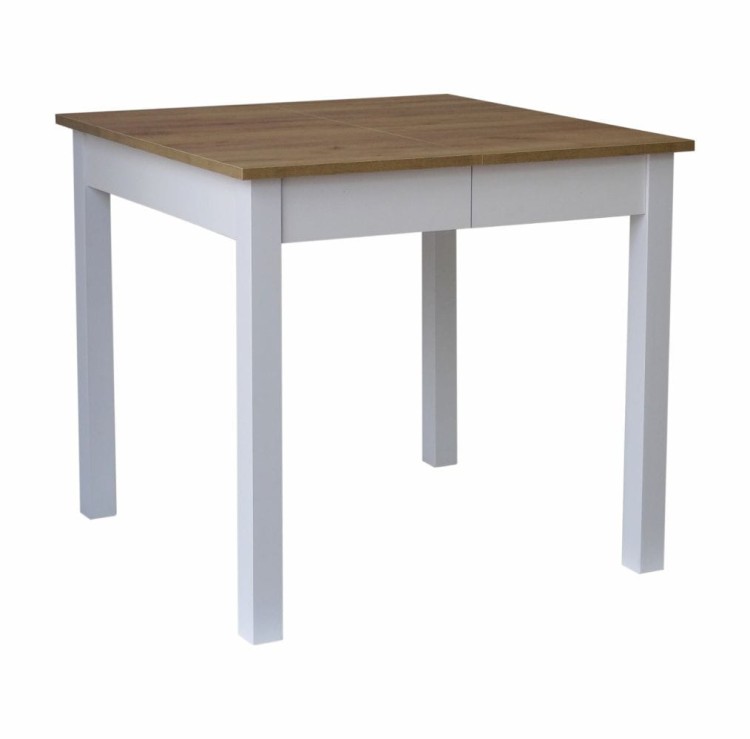 Nr.19 Stół rozsuwany 80x80/230cm blat grub. 18mm (Mix kolorów)