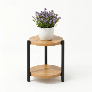 Kwietnik KRĄG 28 cm wys. 45 cm – metalowy | ArtD Home