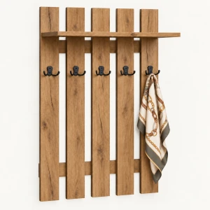 Wieszak ścienny 60 cm na ubrania, do przedpokoju | ArtD Home