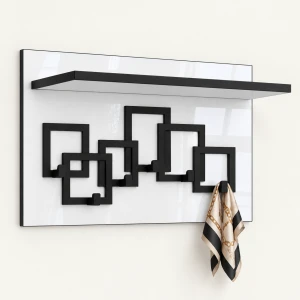 Wieszak ścienny 60 cm na ubrania, do przedpokoju | ArtD Home