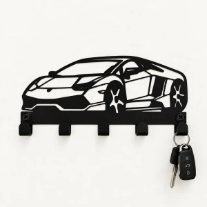 Wieszak na klucze, Metal, AUTO | ArtD Home