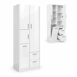 Szafka łazienkowa stojąca ARIA 60 cm z koszem | ArtD Home