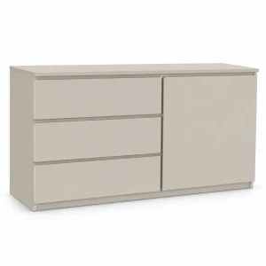 Komoda OPTIMA 120 cm – 3 szuflady + drzwi | ArtD Home