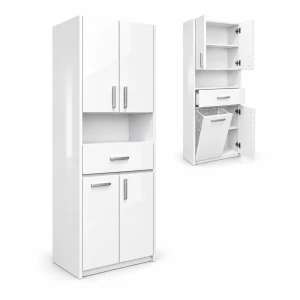 Szafka łazienkowa stojąca MODENA 60 cm z koszem | ArtD Home