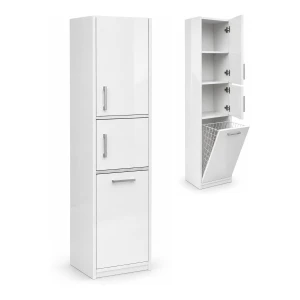 Szafka łazienkowa stojąca 30 cm z koszem | ArtD Home