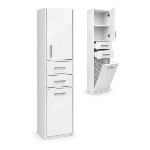 Szafka łazienkowa stojąca 30 cm z koszem | ArtD Home