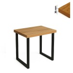 Stół 60x60 cm kwadratowy nierozkładany, nogi Metalowe „ U ” I ArtDHome