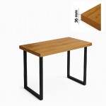 Stół 60x80 cm prostokątny nierozkładany, nogi Metalowe „ U ” I ArtDHome