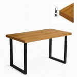 Stół 60x120 cm prostokątny nierozkładany, nogi Metalowe „ U ” I ArtDHome