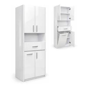 Szafka łazienkowa stojąca 60 cm z koszem | ArtD Home