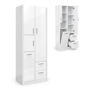 Szafka łazienkowa stojąca 60 cm z koszem | ArtD Home