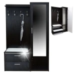 Przedpokój 120cm, zestaw nr.11 szafka, wieszak, lustro I ArtDHome