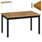 Stół 60x100 cm prostokątny nierozkładany, blat do kantu 3,6 cm, nogi Drewniane „ Kwadratowe ” I ArtDHome