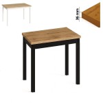 Stół 50x60 cm prostokątny nierozkładany, blat do kantu 3,6 cm, nogi Drewniane „ Kwadratowe ” I ArtDHome