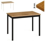 Stół 60x80 cm prostokątny nierozkładany, blat do kantu 3,6 cm, nogi Drewniane „ Kwadratowe ” I ArtDHome