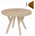 Stół 100 cm okrągły nierozkładany, blat 3,6 cm, nogi Drewniane „ Y ” I ArtDHome