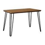 Stół 70x120 cm prostokątny nierozkładany, blat 3,6 cm, nogi Metalowe „ Hairpin legs ” I ArtDHome