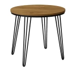 Stół 70 cm okrągły nierozkładany, blat 3,6 cm, nogi Metalowe „ Hairpin legs ” I ArtDHome