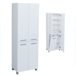 Szafka łazienkowa stojąca 60 cm z koszem, na nóżkach I ArtDHome