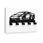 Wieszak na klucze na płycie, Metal, AUTO I ArtDHome 