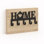 Wieszak na klucze na płycie, Metal, HOME I ArtDHome 